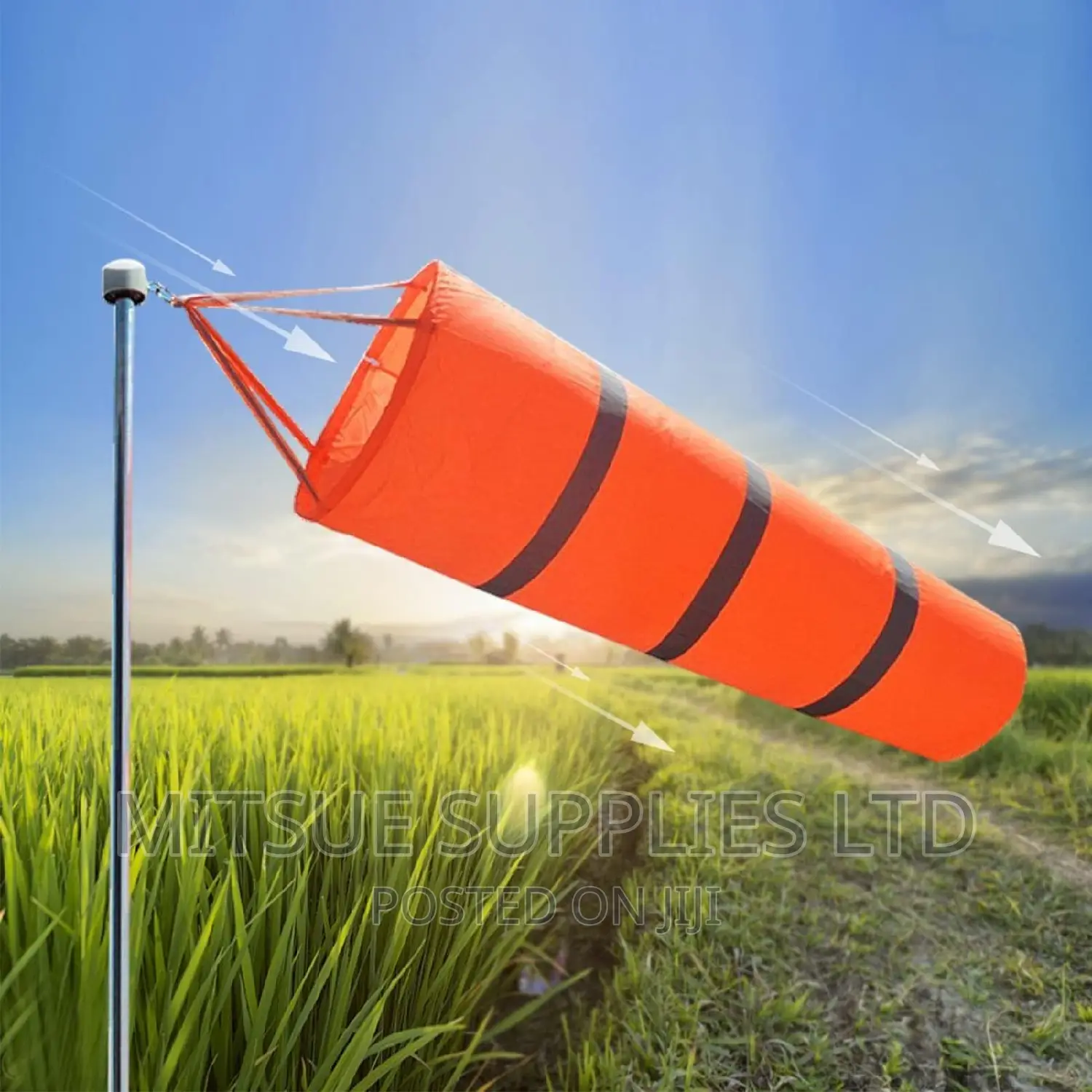 Wind Sock Complete for Weather Station