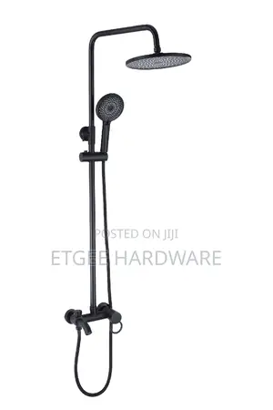 Black Shower Mixer 8807x
