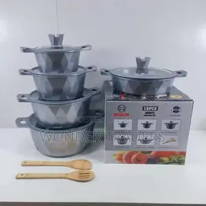 *_Bosch 11pc Cookware With Silicone Lid Covers*_