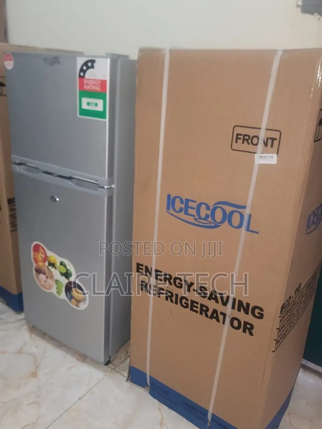 Icecool 118 Litres Double Door Fridge