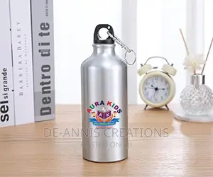 600ml Silver Water Bottle