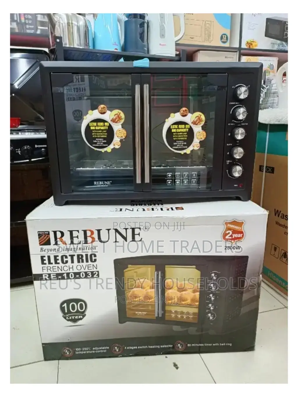 100 LTRS Oven Rebune 