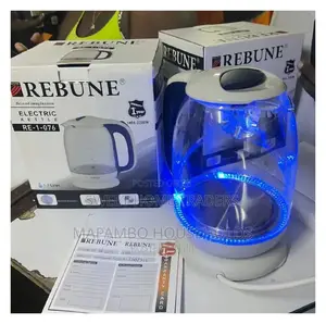 Glass Rebune Kettle 1.7 LTRS Illuniniting Warranty 1 Year ,