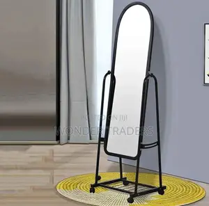 Dressing Mirror With Wheel.