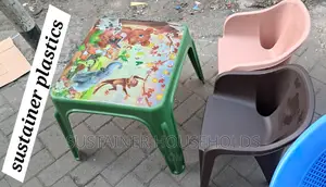 Kids Study Table and Chairs Set