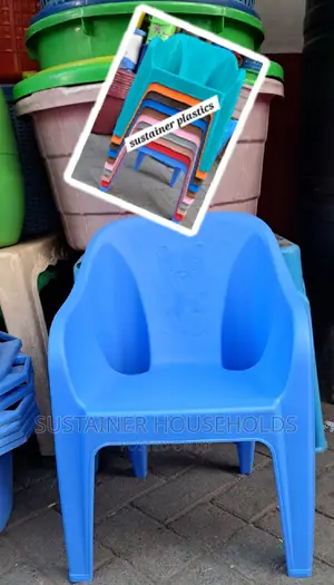Baby Blue Children Plastic Chairs