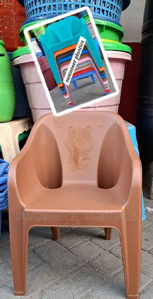 Brown Plastic Chairs for Kids