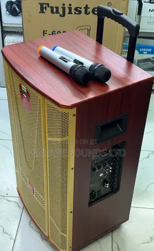 Fujister F-605 15 Inch Portable Powered Speaker With 2mics