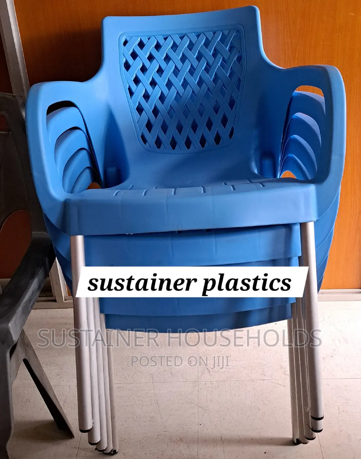 Baby Blue Premium Plastic Chairs