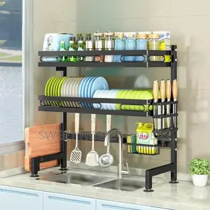 Double Layer Over the Sink Dish Rack