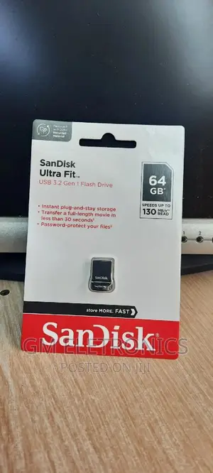 USB 3•2 Ultra Fit 64gb Flash Drive.