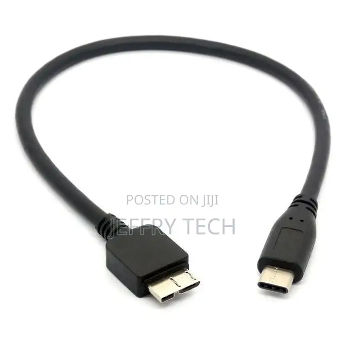 USB C to Micro Cable Type B for WD My Passport HDD Hard Disk