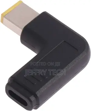 USB-C/Type-c Female to Lenovo Big Square Male Plug Elbow Ada