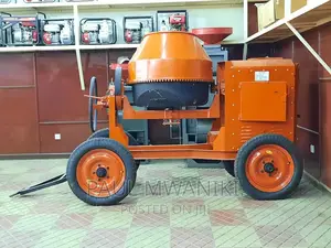 Indian Heavy Duty Titan Concrete Mixer - 500l, 8hp Engine,