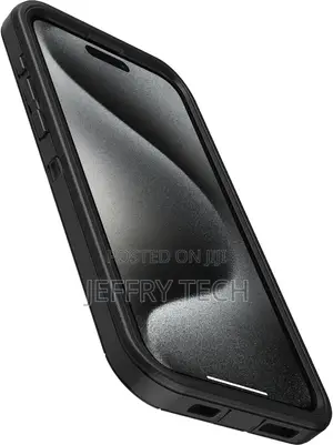Otterbox Defender Case for iPhone 15 Pro Max, Black