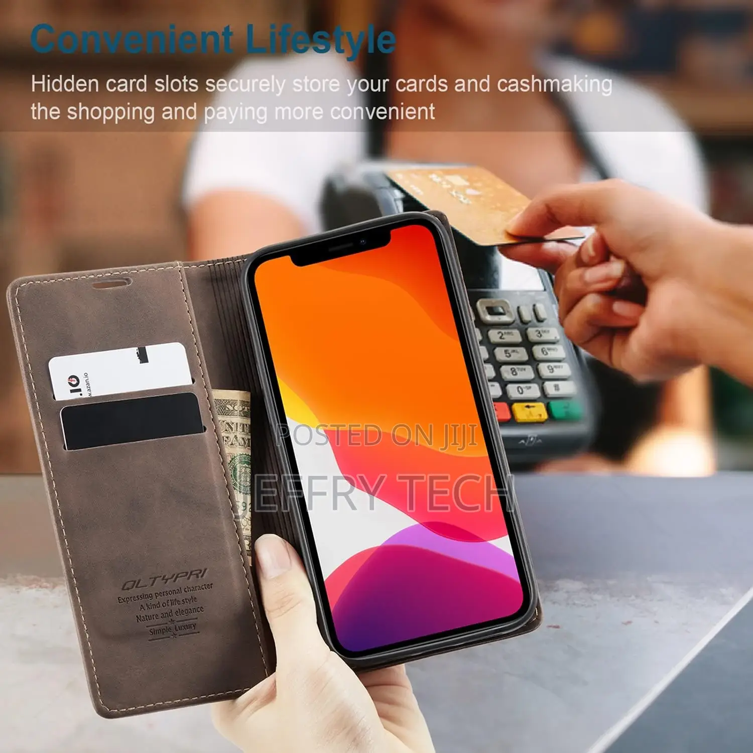 QLTYPRI Case for iPhone 12 Pro Max, Vintage PU Leather Walle