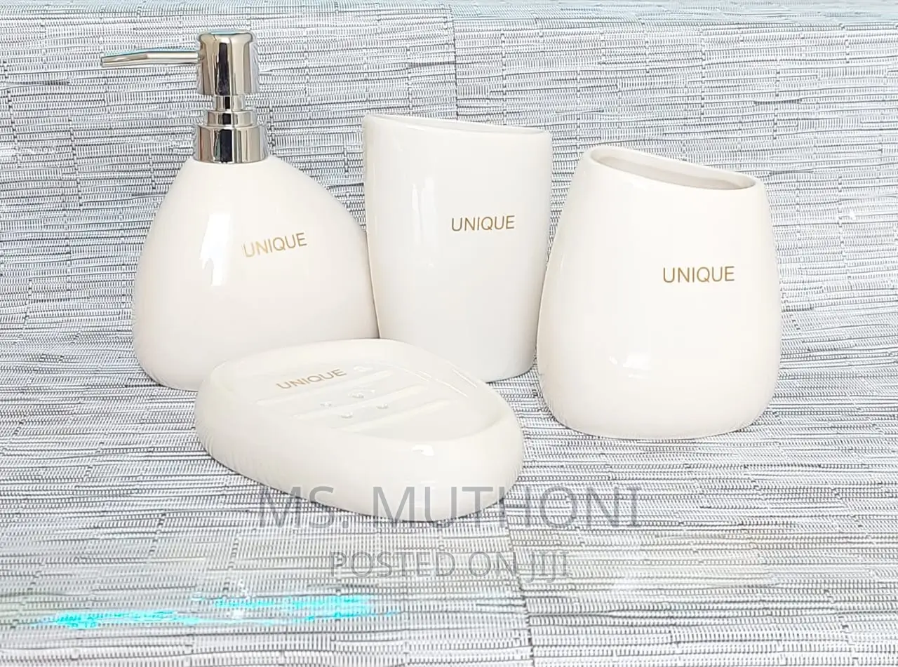 Unique Branded Ceramic 4in1 Bathroom Set