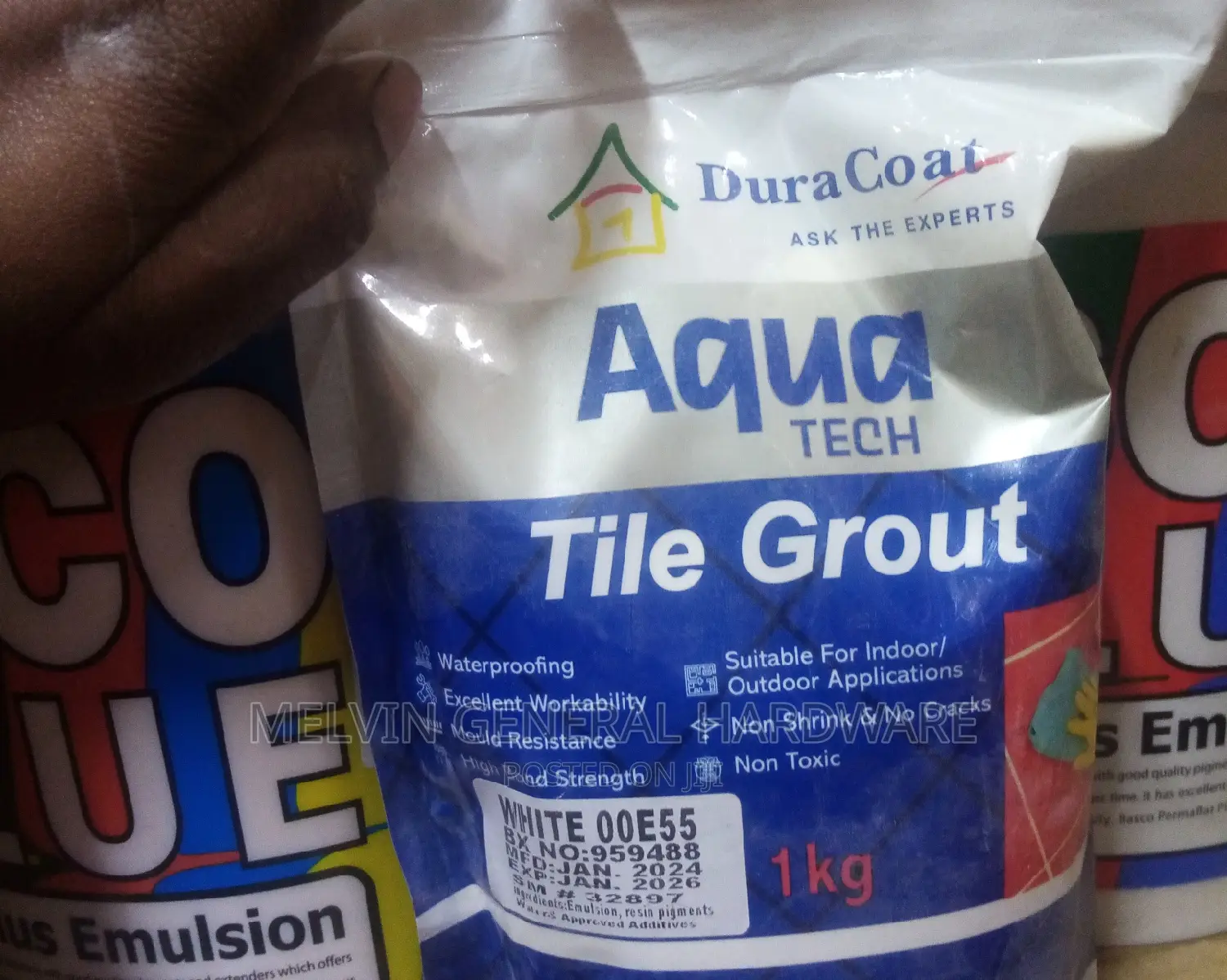 Duracoat White Grout 1kg