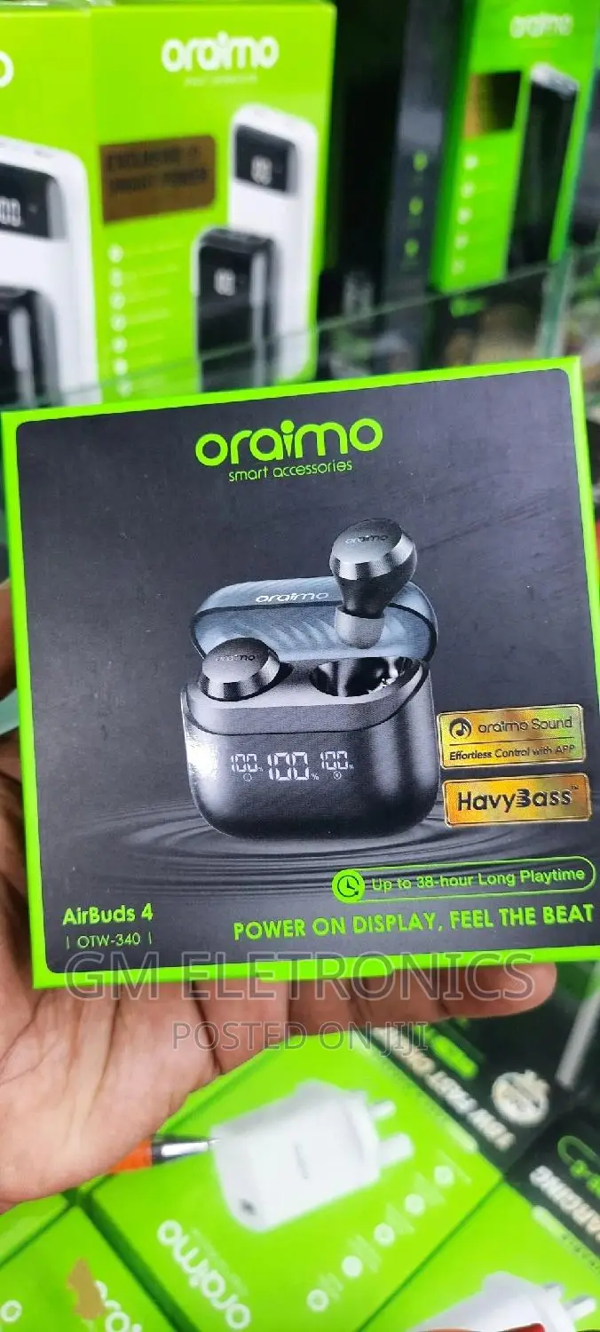 Oraimo Airbuds 4 Earbuds.