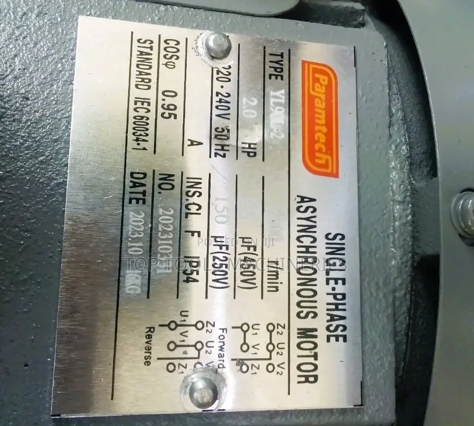 Paramtech 2hp Motor