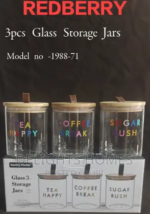 3pcs Storage Jars