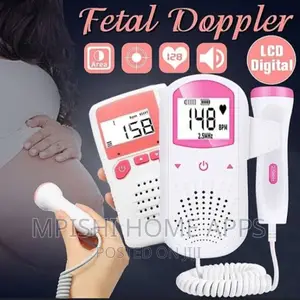 Doppler Fetal Portable Pregnancy Baby Heart Rate Monitor