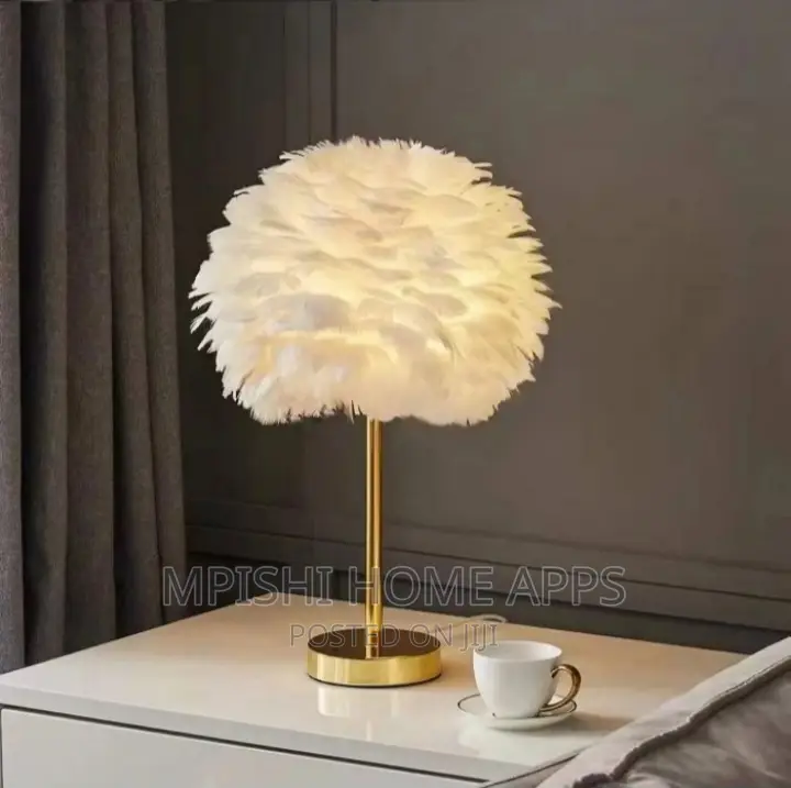 LED Modern Feather Light