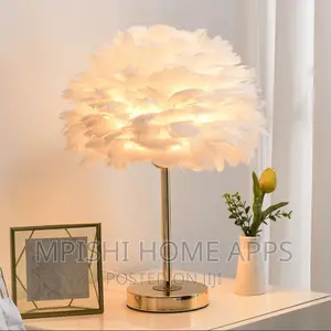 LED Modern Feather Light
