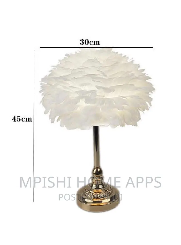 LED Modern Feather Light