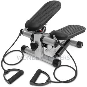 *_Mini Stepper With Resistance Bands