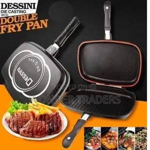 *Dessini Double Grill Pan Black*36CM