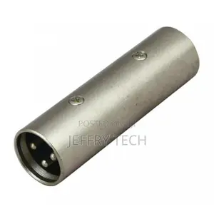3-Pin XLR Male to Male Coupler Audio Microphone Ad