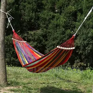Stripped Outdoor Hammock Heavy Load Bearing