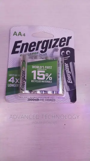 Energizer Aa Pack of 4 Rechargeable Batteries