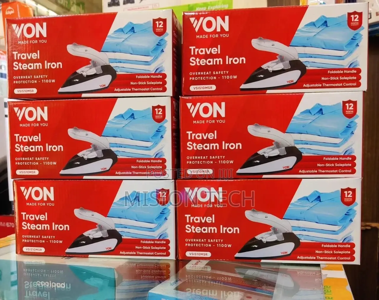 Von Florable Steam Travel Iron