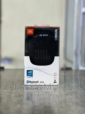 JBL Wind 3 FM Bluetooth Handlebar Speaker, Black
