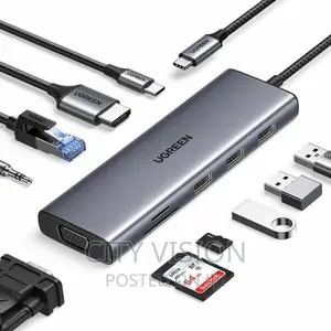 Ugreen USB -C Adapter Multifunctional Adapter 10in1( CM948)