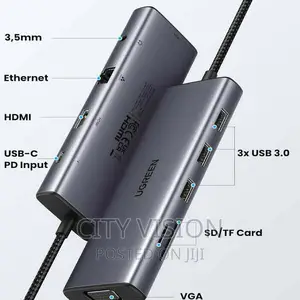 Ugreen USB-C Multifunctional Adapter 10in 1//CM498!! Ugreen