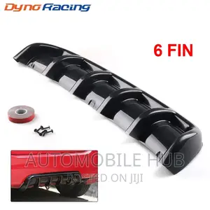6fin Shark Fin Bumper Rear Diffuser