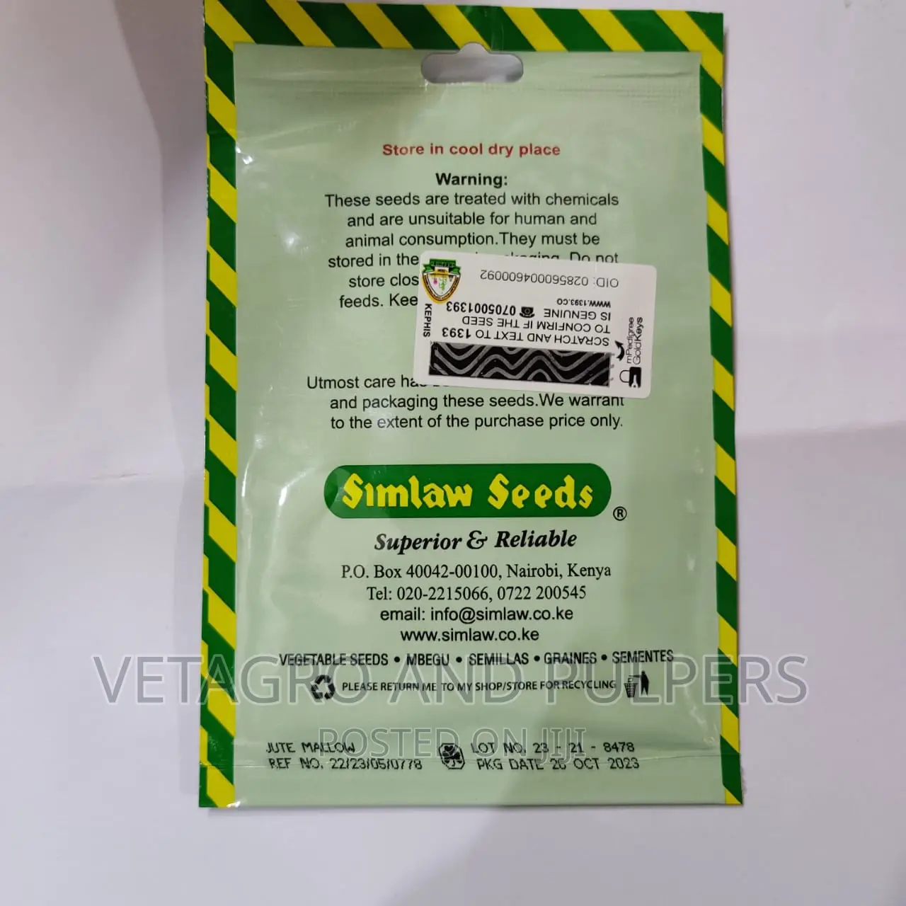 Jews Mallow Mrenda/Murere Seeds