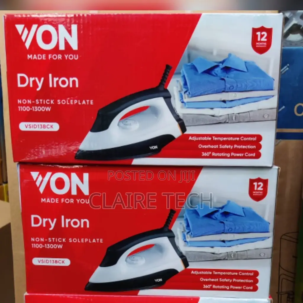 Von Dry Iron Box (VSID13BCK)