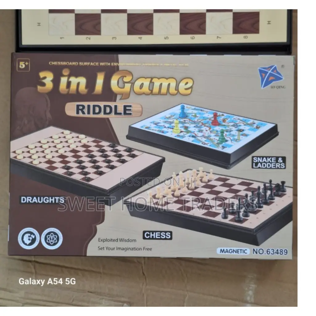 3 in 1 Board Games Set 