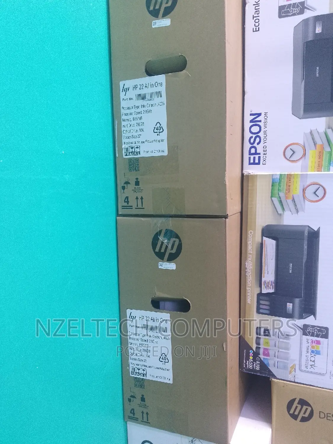 New Desktop Computer HP AiO 22 8GB Intel Celeron SSD 256GB