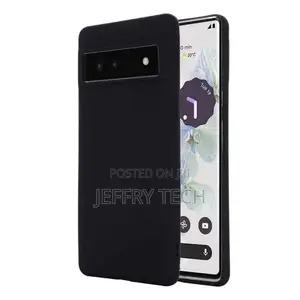 Soft Silicone Black Case With Lanyard - For Google Pixel 7a