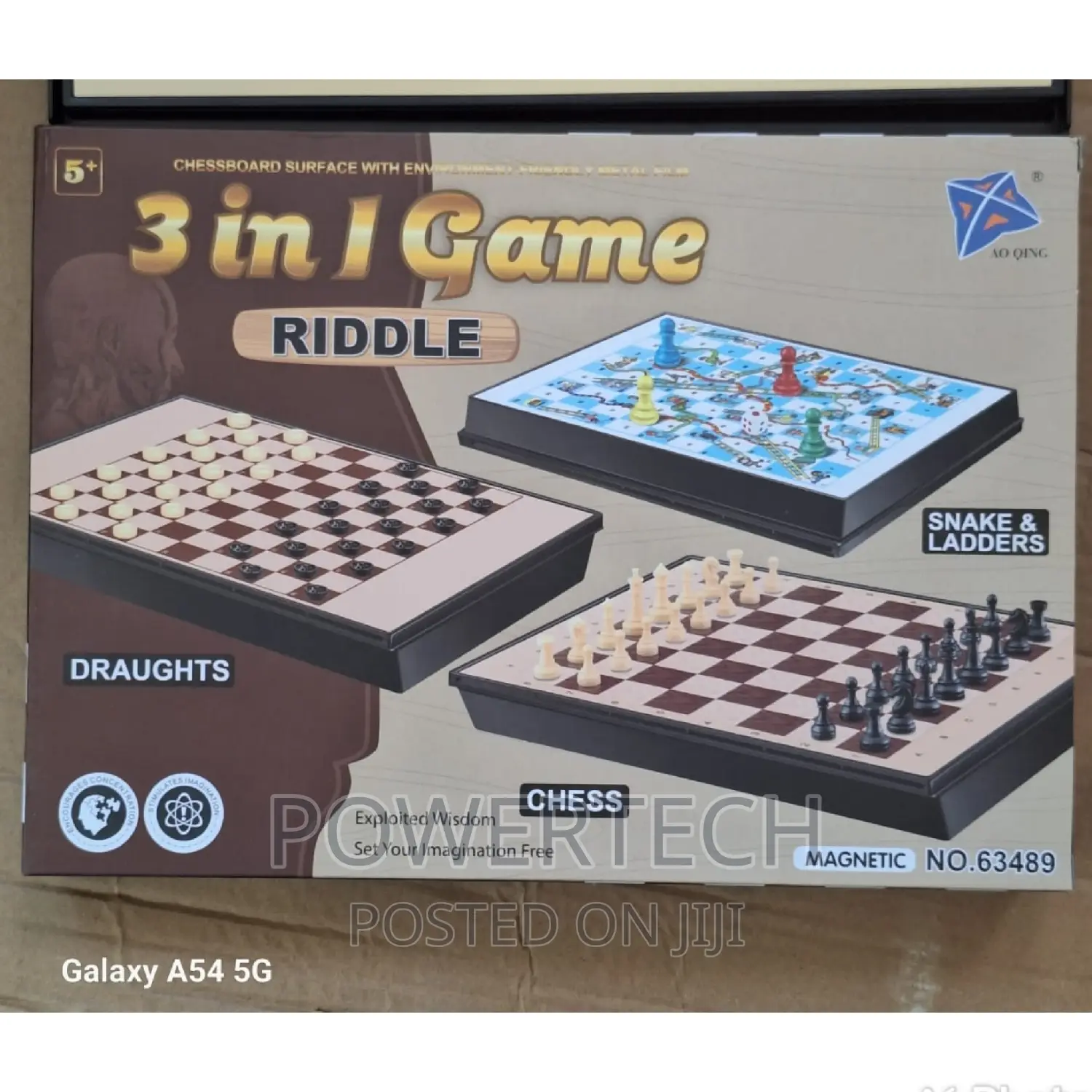 3 in 1 Chess Board .