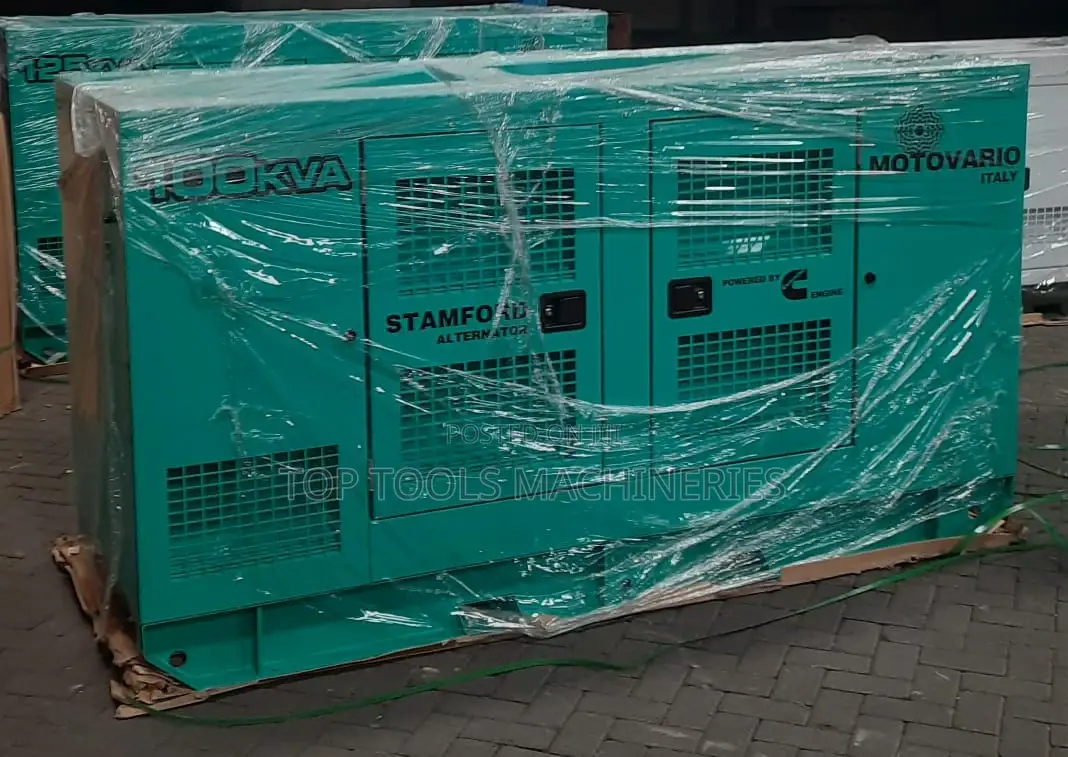 Cummins Generator With Stamford Alternator 100kva