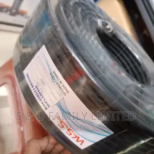 4 Core Black Speaker Cable