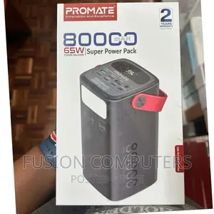 Promate 65W 80000mah High-Capacity Power Pack
