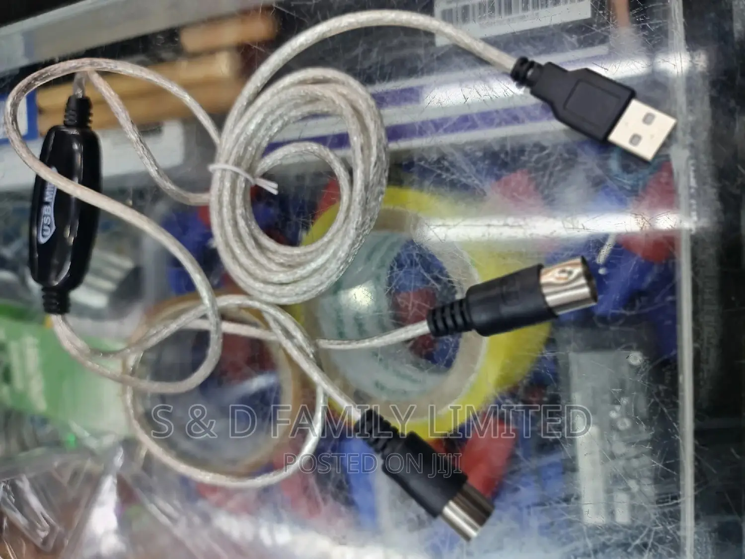 MIDI to USB Interface Cable