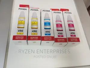 Canon 490inks Colours Yellow/ Cyan/ Magenta